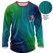 Youth 180 GSM Cotton Feel Sublimation Long Sleeve T-Shirt | https://www.bestnamebadges.com