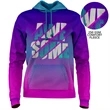 Women's 250 GSM Full Color Hoodie With Kangaroo Pockets | https://www.bestnamebadges.com