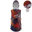 Unisex 180G Cotton Feel Jersey Knit Soft Sleeveless Hoodie | https://www.bestnamebadges.com