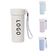 Wheat Straw Water Bottle | https://www.bestnamebadges.com