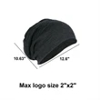 Hip-Hop Soft Lightweight Running Beanie | https://www.bestnamebadges.com