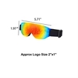 Single-layer Ski Frame Glasses For Children In Winter | https://www.bestnamebadges.com