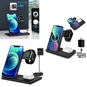 15W Fast 3 in 1 Foldable Wireless Charger