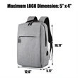 Water Resistant College Backpack | https://www.bestnamebadges.com