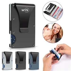 Premium Aluminum Metal Money Clip Wallet