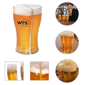 Super Schooner Glass Beer Mugs Set 4 in 1