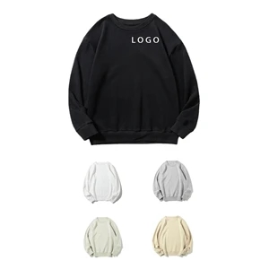 Solid Color Crew Neck Long Sleeve T-Shirt