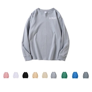 Men's Loose Fit Heavyweight Long-Sleeve Pocket T-Shirt