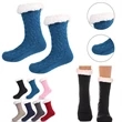 Fleece Non Slip Christmas Fuzzy Socks | https://www.bestnamebadges.com
