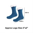 Fleece Non Slip Christmas Fuzzy Socks | https://www.bestnamebadges.com