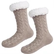 Fleece Non Slip Christmas Fuzzy Socks | https://www.bestnamebadges.com