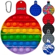 Round Fiddle Popper Silicone Sensory Toy | https://www.bestnamebadges.com