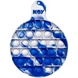 Round Fiddle Popper Silicone Sensory Toy | https://www.bestnamebadges.com