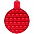Round Fiddle Popper Silicone Sensory Toy | https://www.bestnamebadges.com
