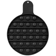 Round Fiddle Popper Silicone Sensory Toy | https://www.bestnamebadges.com
