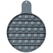 Round Fiddle Popper Silicone Sensory Toy | https://www.bestnamebadges.com