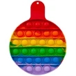 Round Fiddle Popper Silicone Sensory Toy | https://www.bestnamebadges.com