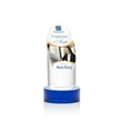 Lauder VividPrint™ Award on Base - Blue | https://www.bestnamebadges.com