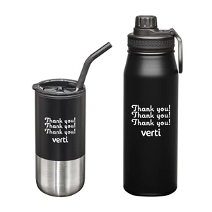 Versatile Tumbler & Bottle Gift Set | https://www.bestnamebadges.com