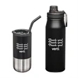 Versatile Tumbler & Bottle Gift Set | https://www.bestnamebadges.com