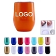12oz Stainless Steel Eggshell Double Vacuum Cup | https://www.bestnamebadges.com