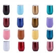 12oz Stainless Steel Eggshell Double Vacuum Cup | https://www.bestnamebadges.com
