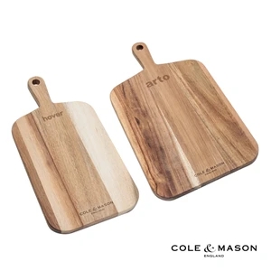 Cole & Mason™ Acacia Serving & Chopping Board | https://www.bestnamebadges.com