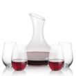 Innisfil Carafe & Boston Stemless Wine | https://www.bestnamebadges.com