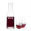Caldmore Carafe & Boston Stemless Wine | https://www.bestnamebadges.com