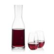 Caldmore Carafe & Boston Stemless Wine | https://www.bestnamebadges.com