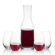 Caldmore Carafe & Boston Stemless Wine | https://www.bestnamebadges.com