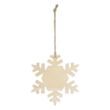 Wood Ornament - Snowflake | https://www.bestnamebadges.com