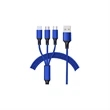 Three In One Nylon Braided Fast Charge Data Cable | https://www.bestnamebadges.com
