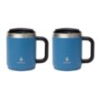 Manna™ Boulder Two-Piece Camping Mug Gift Set | https://www.bestnamebadges.com