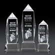 Bloomington on Base 3D - Clear | https://www.bestnamebadges.com