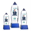 Bloomington VividPrint™ Award on Base - Blue | https://www.bestnamebadges.com