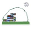 Highbridge VividPrint™ Award - Green | https://www.bestnamebadges.com