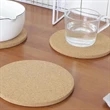 Cork Round Edge Coaster | https://www.bestnamebadges.com