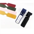 Leather Luggage Tag | https://www.bestnamebadges.com