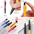 Plastic Ballpoint Pens With Clip and Grip | https://www.bestnamebadges.com