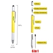 6 in 1 Creative Metal Multi Tools Pen | https://www.bestnamebadges.com