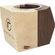 Geometric Wooden Planter | https://www.bestnamebadges.com