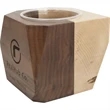Geometric Wooden Planter | https://www.bestnamebadges.com