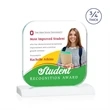 App VividPrint™ Award - White | https://www.bestnamebadges.com