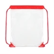 Large Clear Stadium Drawstring Backpack | https://www.bestnamebadges.com