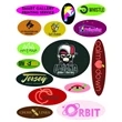 5" x 3" Oval Vinyl Full Color Stickers | https://www.bestnamebadges.com