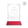 Messina Award on Newhaven Base - Red | https://www.bestnamebadges.com