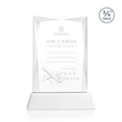 Messina Award on Newhaven Base - White | https://www.bestnamebadges.com