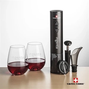 Swiss Force® Opener Set & Edderton Stemless Wine | https://www.bestnamebadges.com