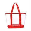 Reusable Clear Tote Bag | https://www.bestnamebadges.com